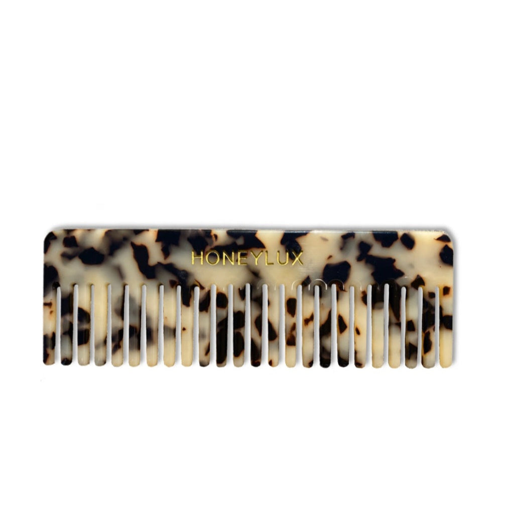 Acetate Detangling Comb - Tortoise Shell
