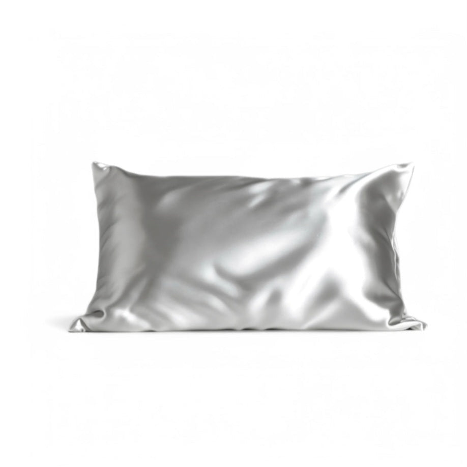 King Organic Silk Pillowcase - Light Grey