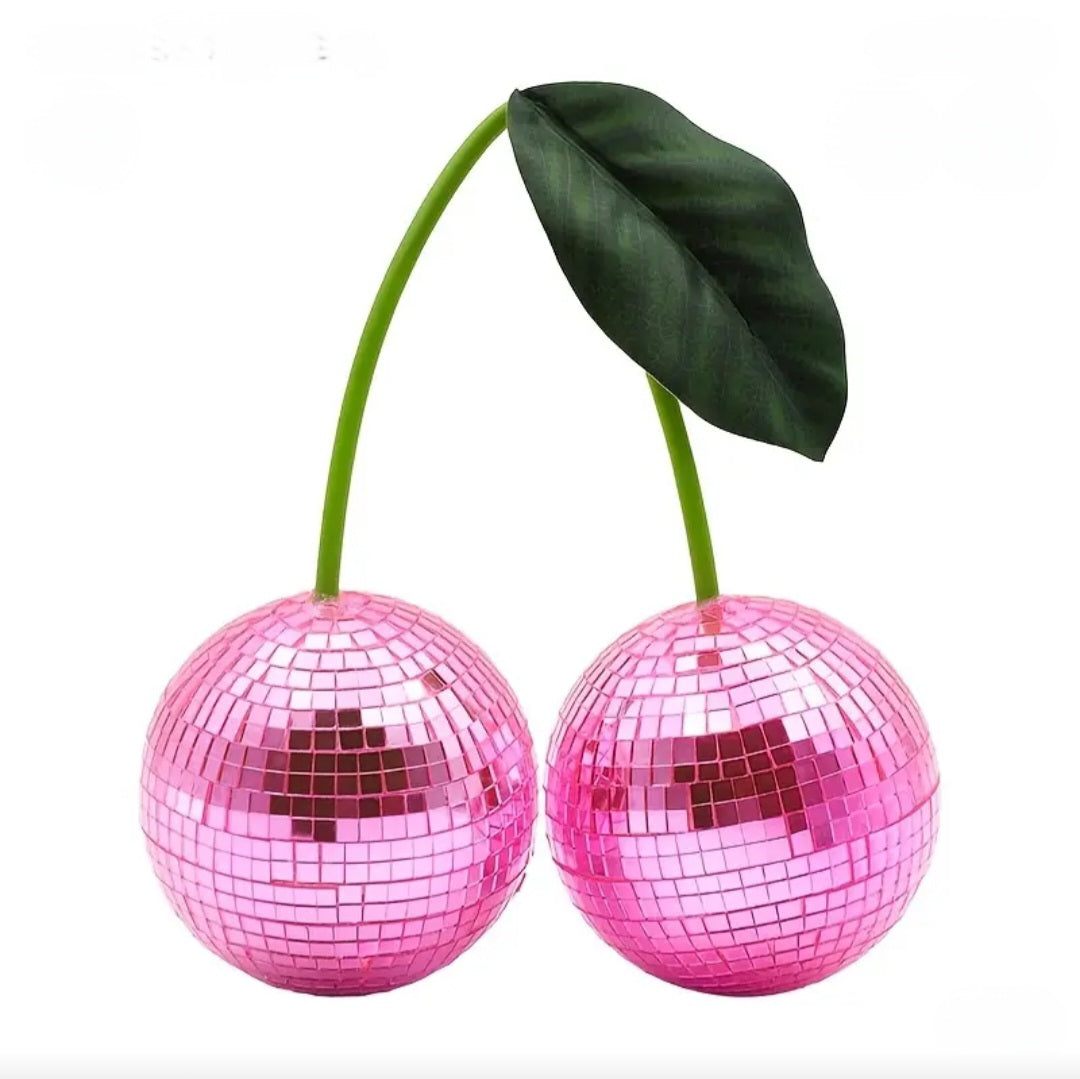 Pink Cherry Disco Balls