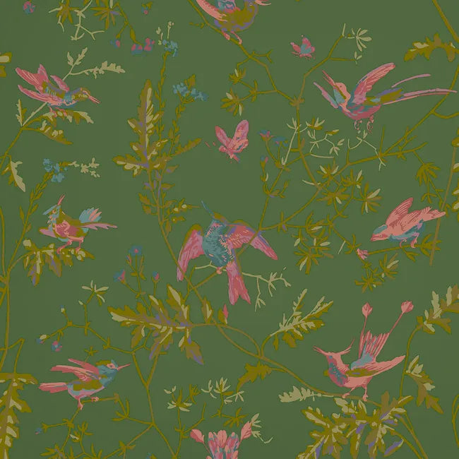 Hummingbirds - Wallpaper - Kravet
