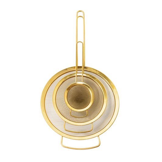 Stainless Steel Gold Finish Strainer