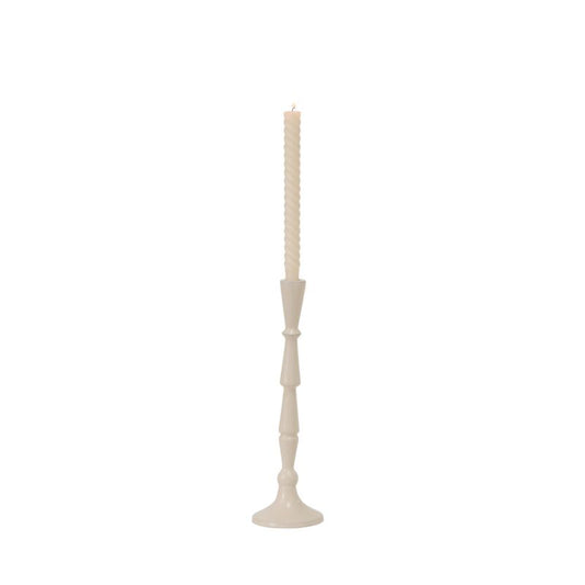 White Candy-Coated Candle Holder