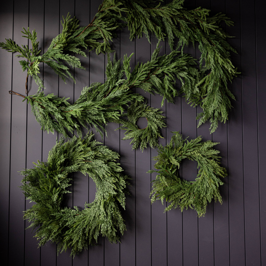 Norfolk & Cypress Mix Real Touch Faux Chrismas Garland
