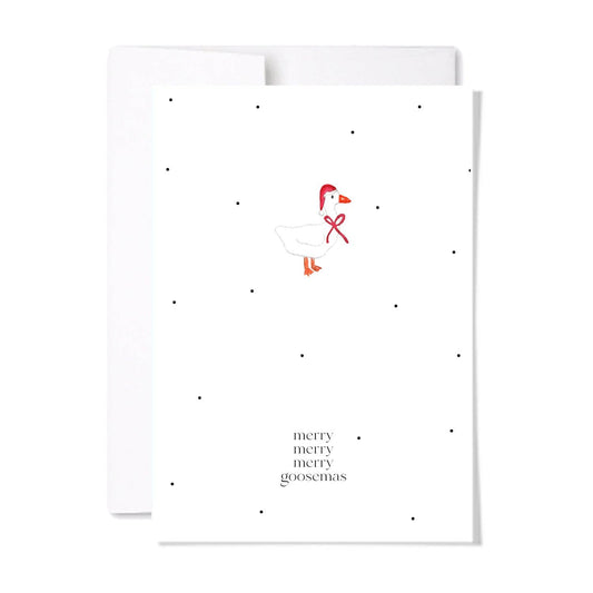 Merry Goosemas Card