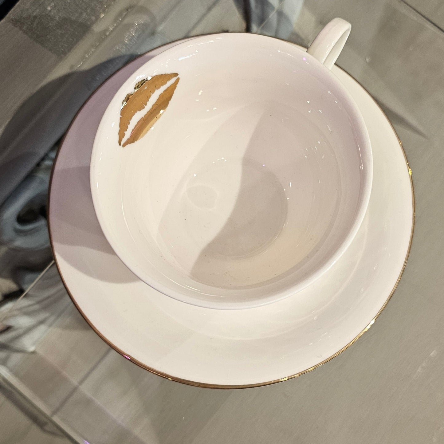 Vodka tea cup and saucers