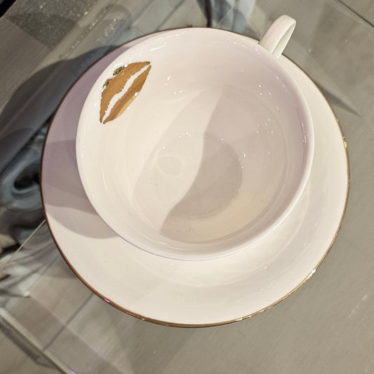 Vodka tea cup and saucers