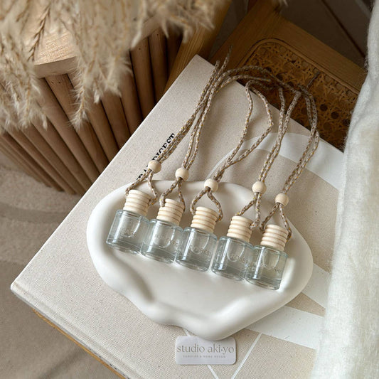 Car Diffuser Basil + Bosc Pear | Boho Natural Car Freshies