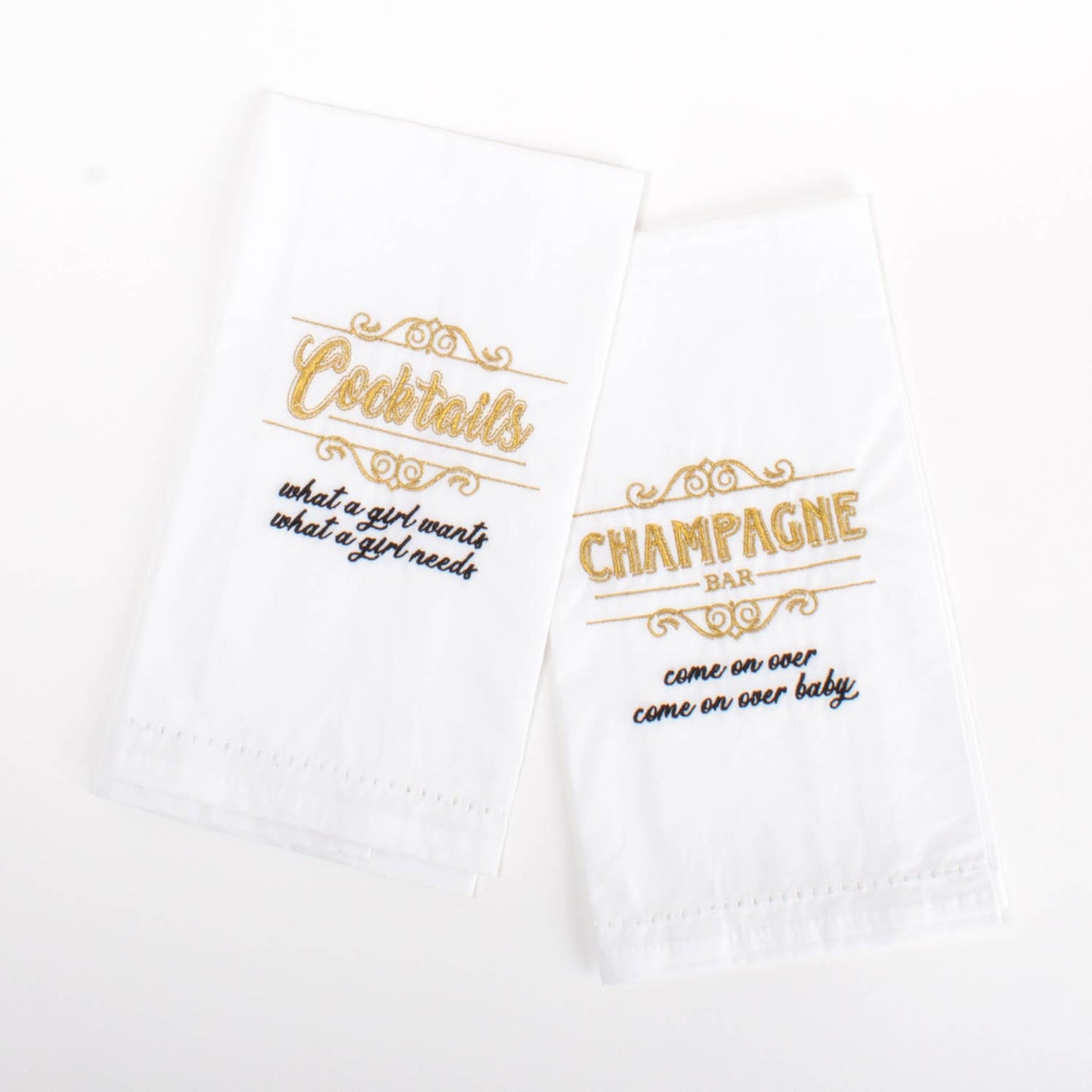 Champagne Bar Tea Towels