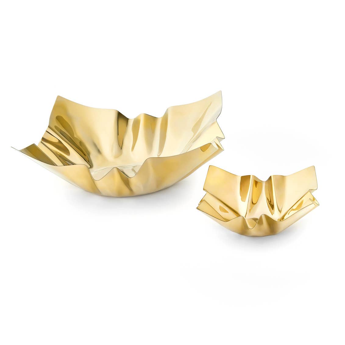 Cerro Small Gold Square Bowl