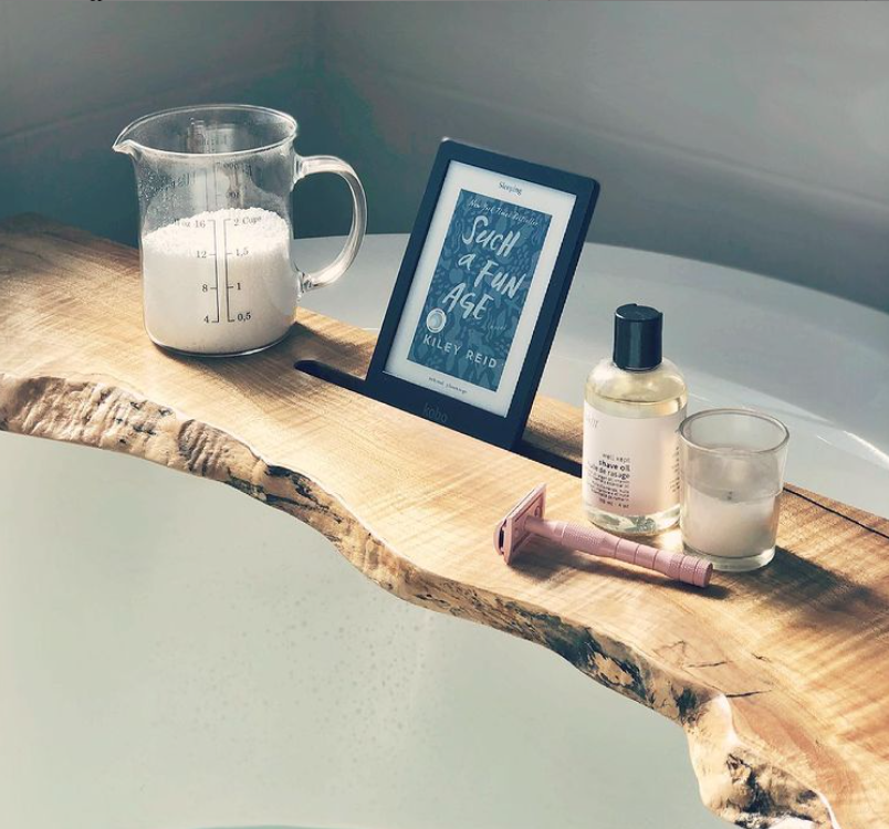Live Edge Maple Bath Board