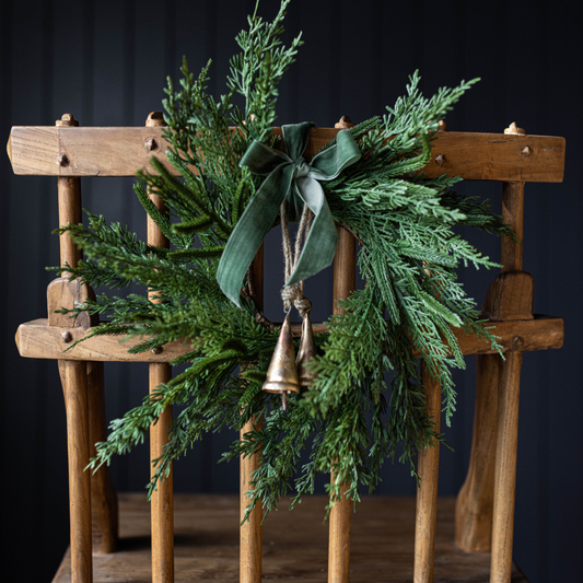 Norfolk & Cypress Holiday Wreath