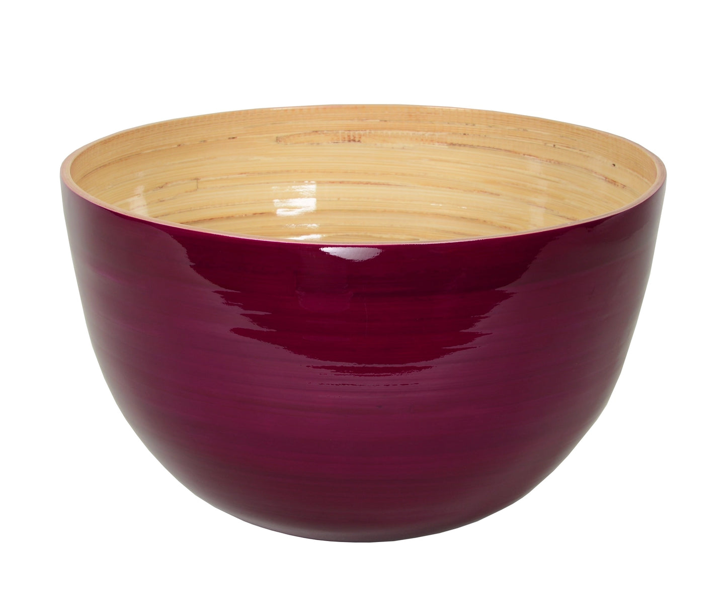Bamboo Mixing Bowl - Blackberry