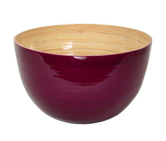 Bamboo Mixing Bowl - Blackberry