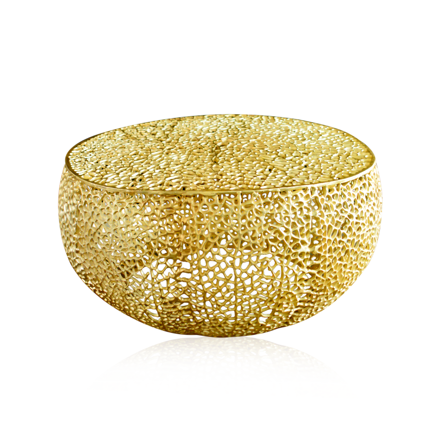 Round Coral Coffee Table