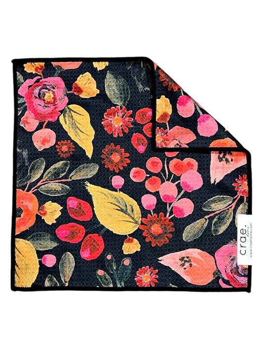 Twilight Petals Double-Sided Wash Cloth