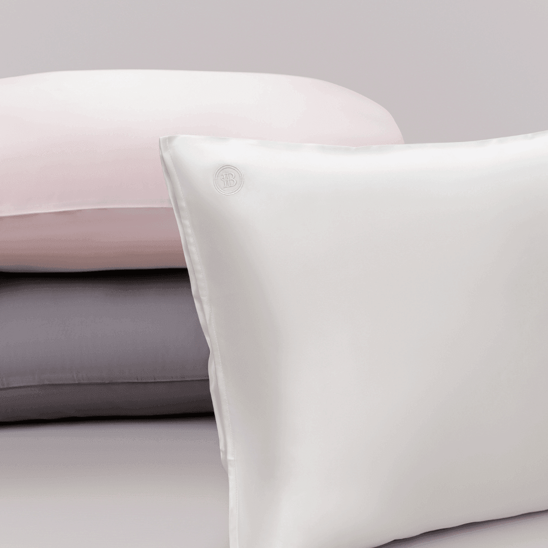 King Silk Pillowcase: White