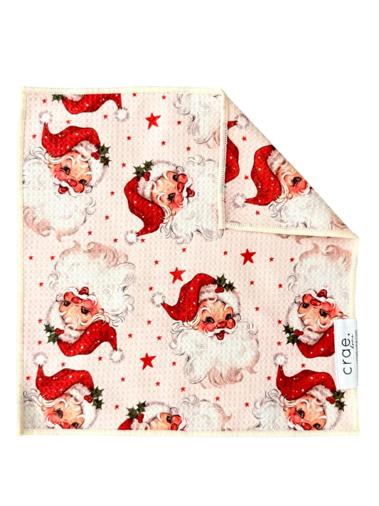 Merry McSanta Double-Sided Wash Cloth
