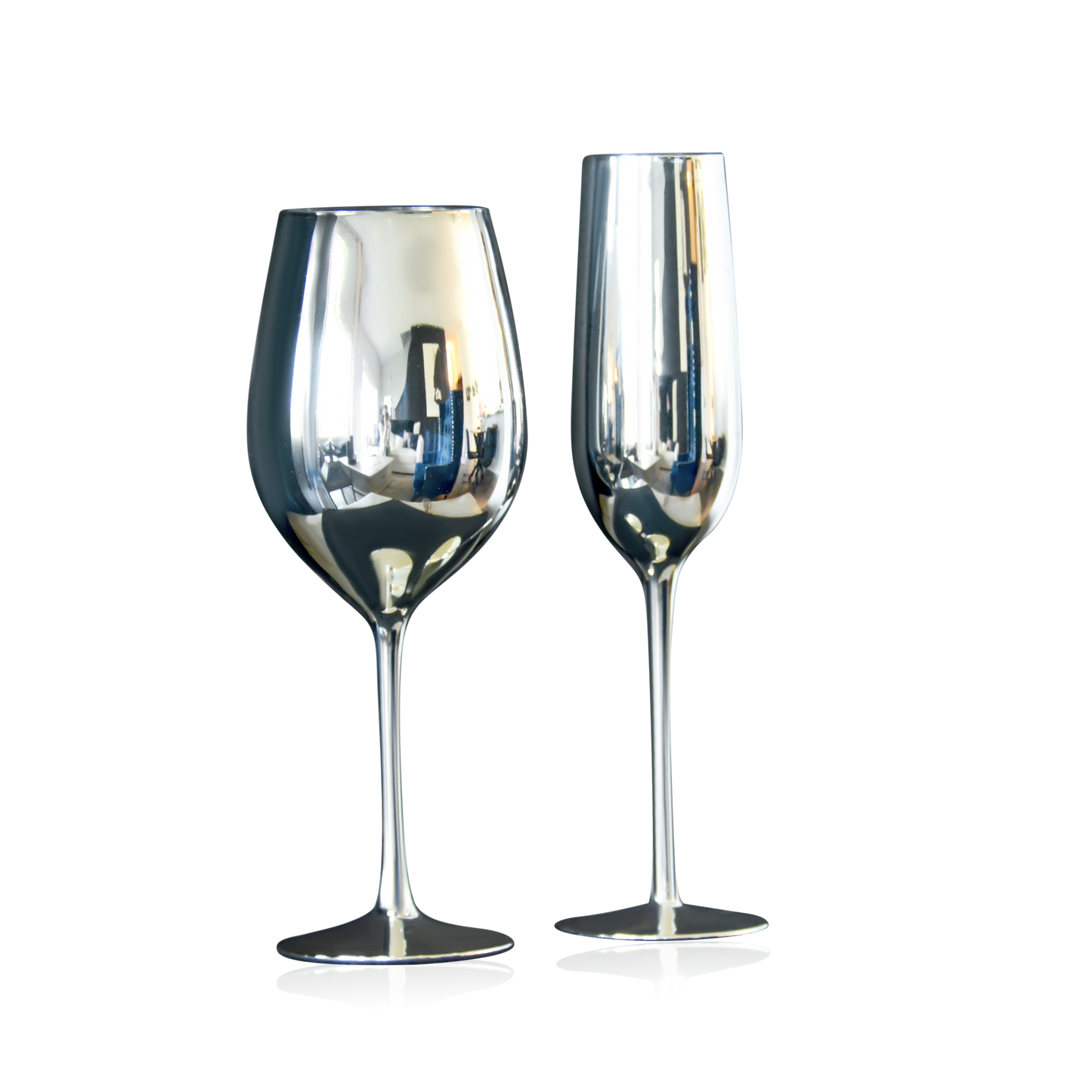 Champagne Glass Silver