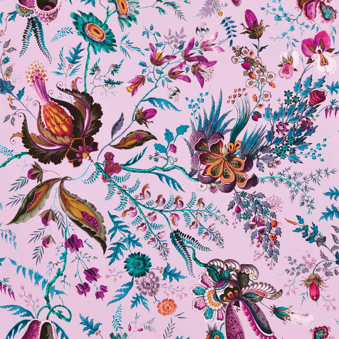 Wonderland Floral Wallpaper - Harlequin