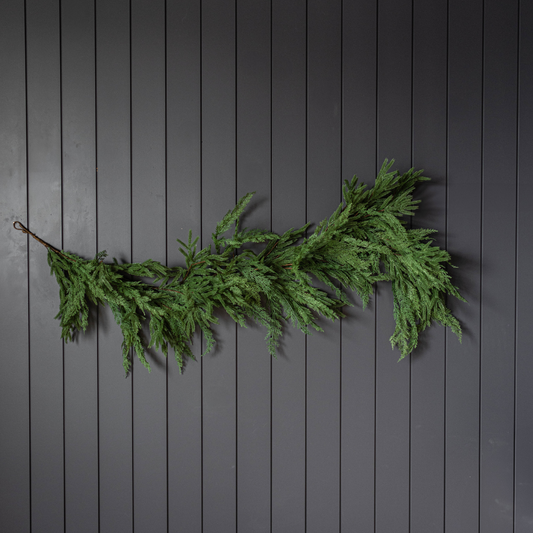 Norfolk & Cypress Mix Real Touch Faux Chrismas Garland