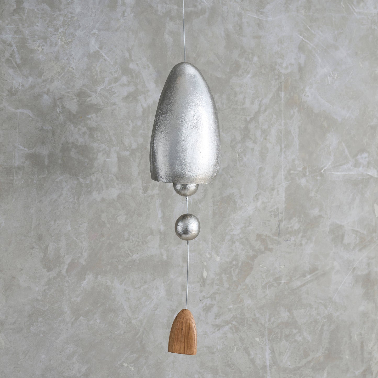 Hanging Nickel Wind Chime - Conical