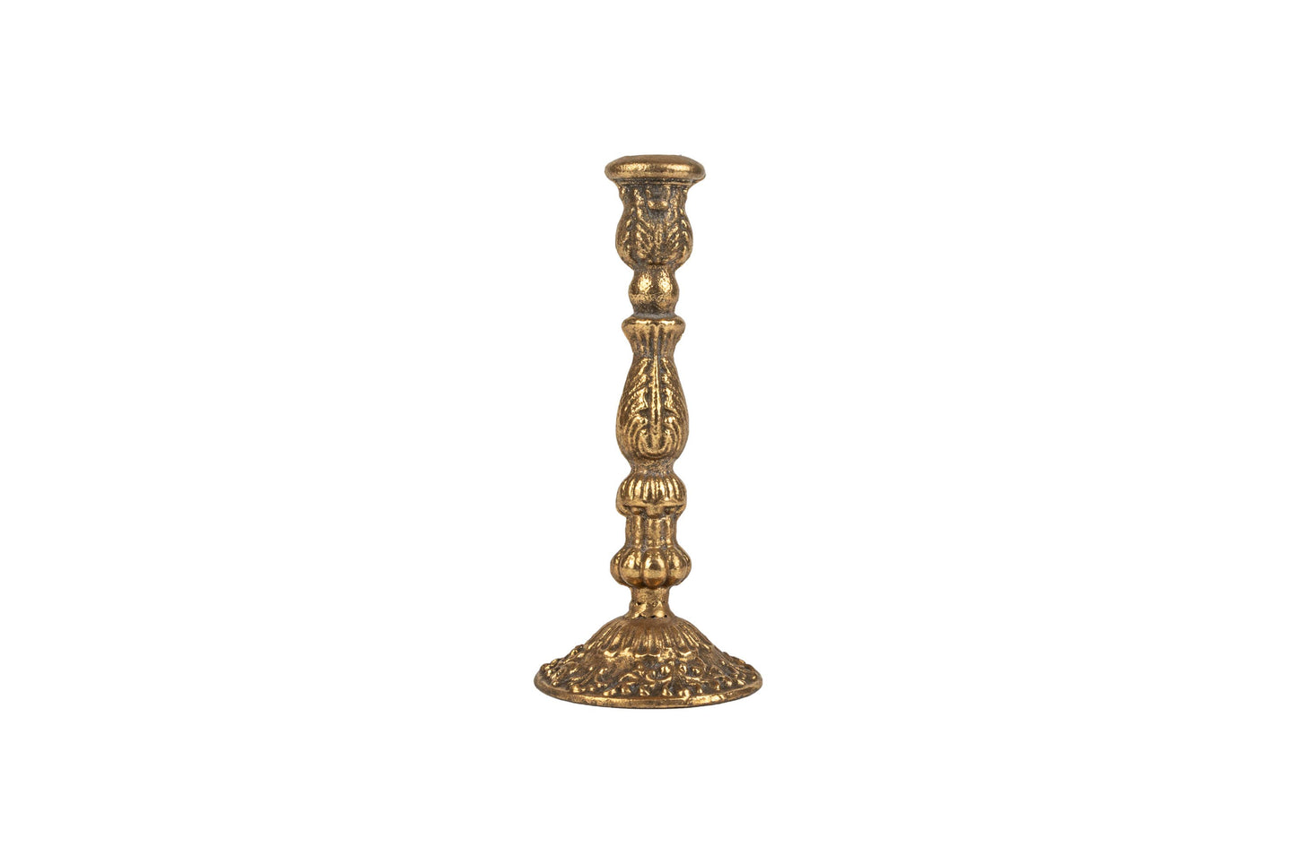 Cast iron taper candle holder