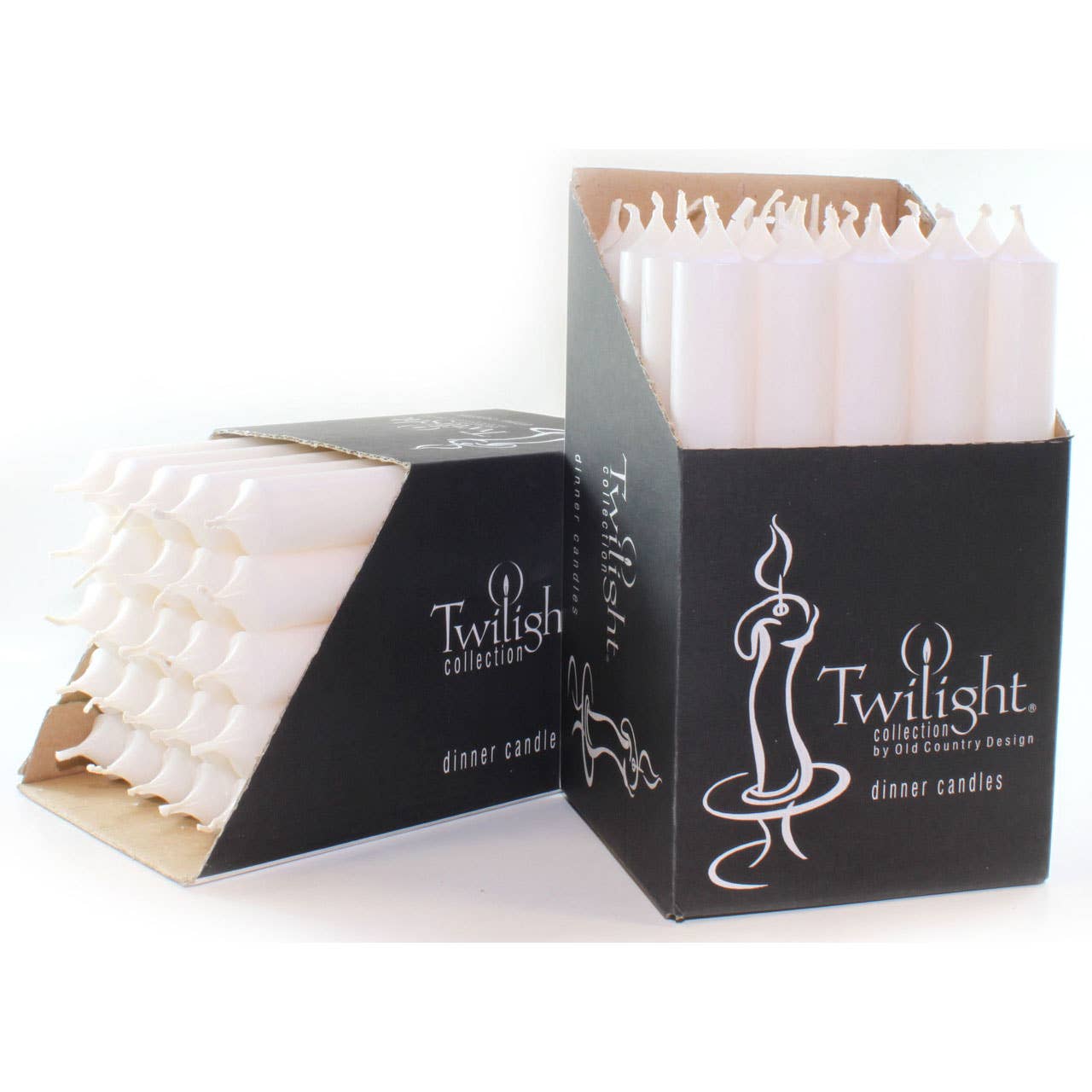 White 7" Dinner Candles