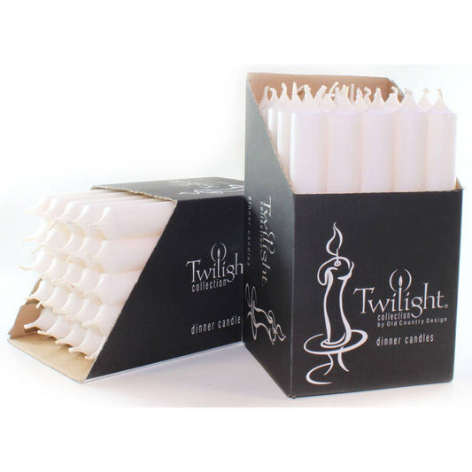White 7" Dinner Candles