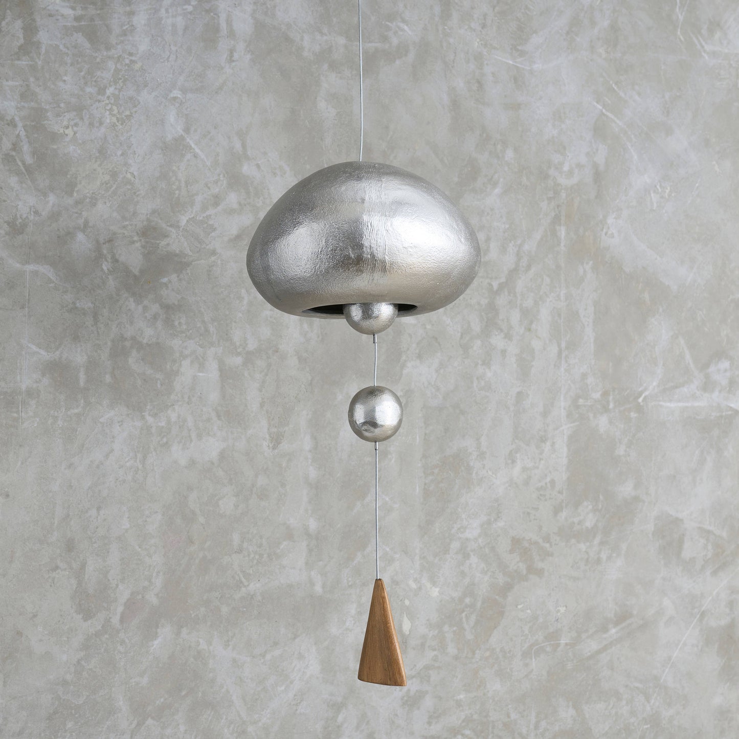 Hanging Nickel Wind Chime - Domed