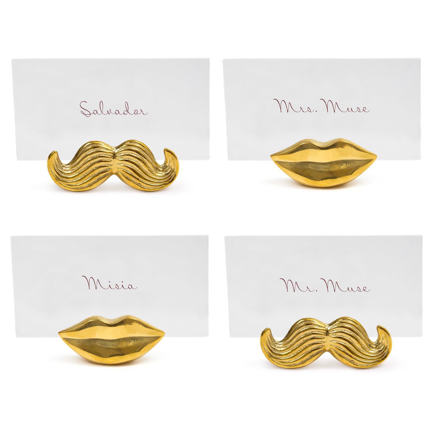 Mr. & Mrs. Muse Place Card Holder - Jonathan Adler