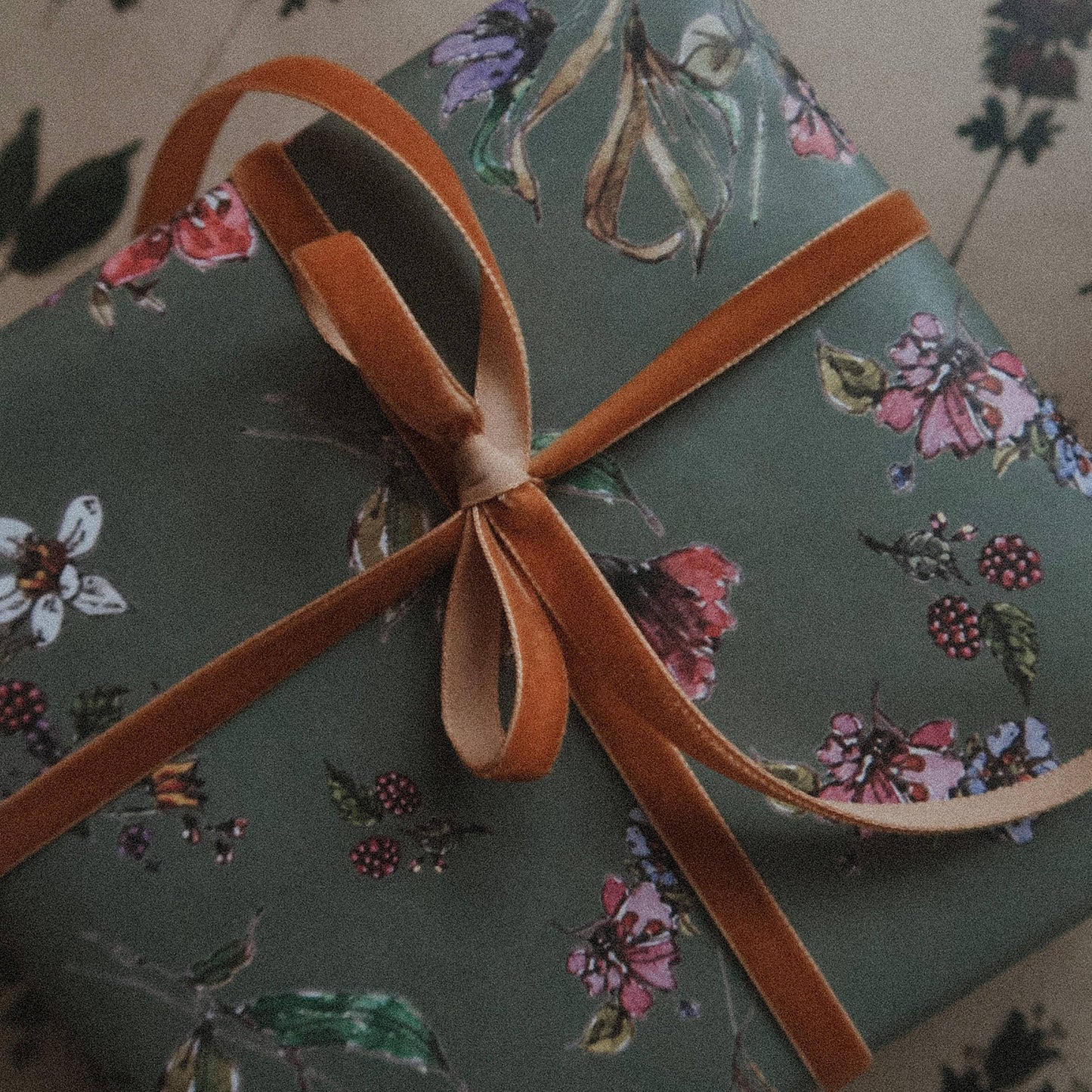 Midnight Bloom Wrapping Paper