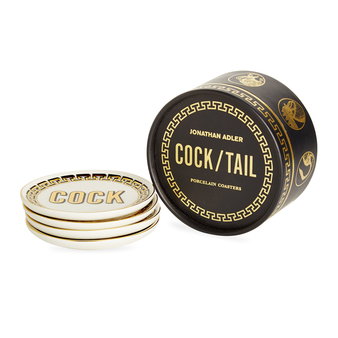 Cock/Tail Coasters - Jonathan Adler