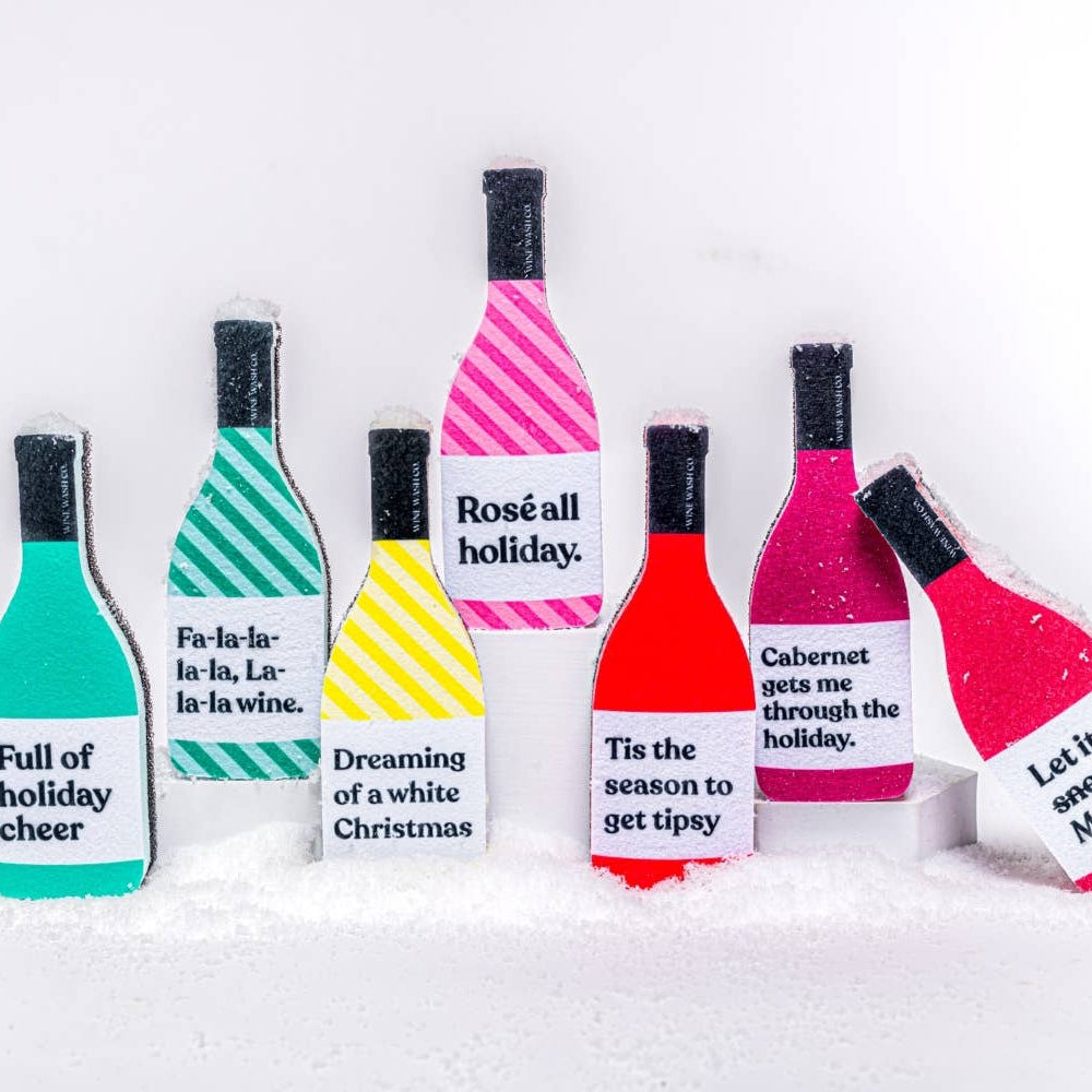Holiday Scrubbly™ Sponge - Cabernet Holiday