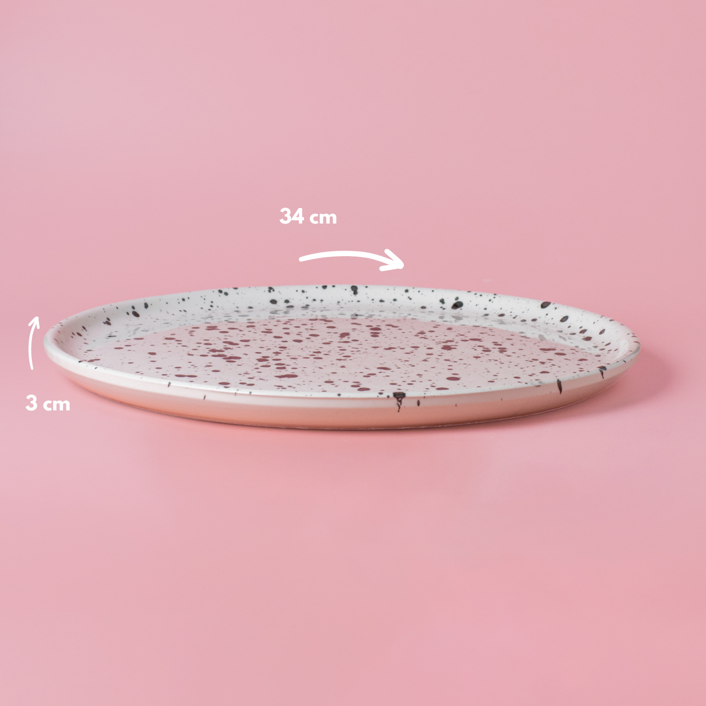 Large Ceramic Pizza Plate