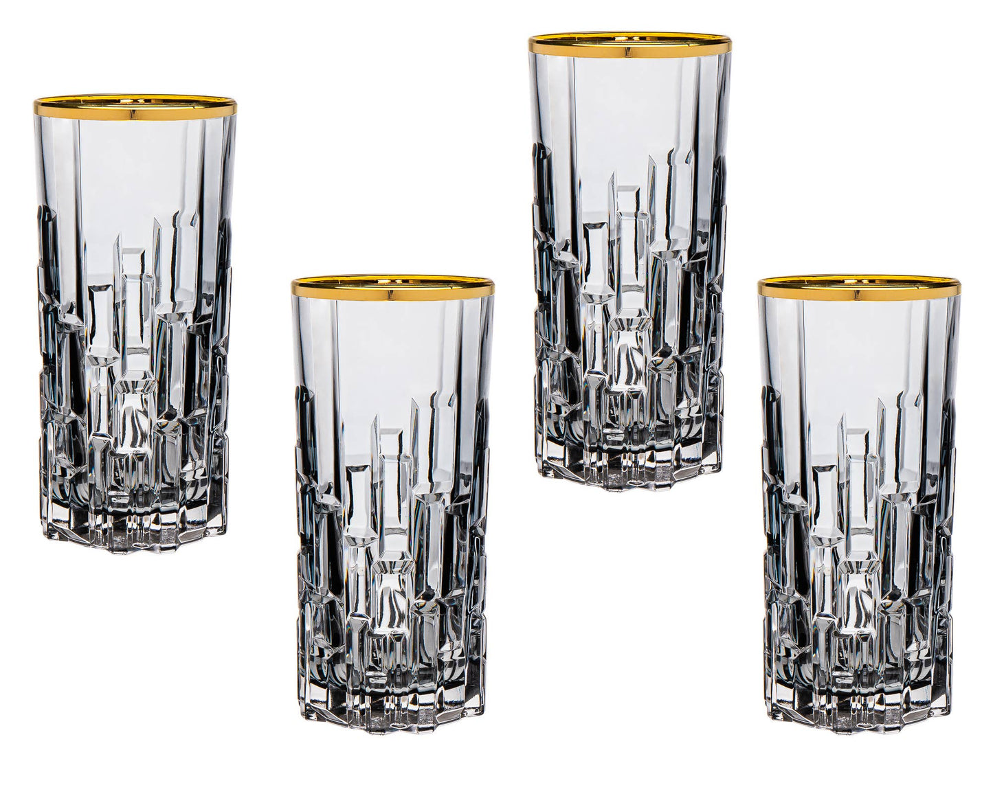 Milana Crystal Highball Glasses
