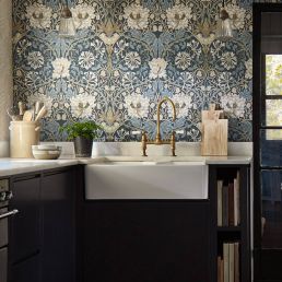 Honey Suckle & Tulip Wallpaper - Morris & Co