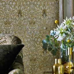 Snakes head Wallpaper - Morris & Co