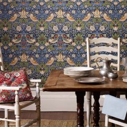 Strawberry Thief Wallpaper - Morris & Co