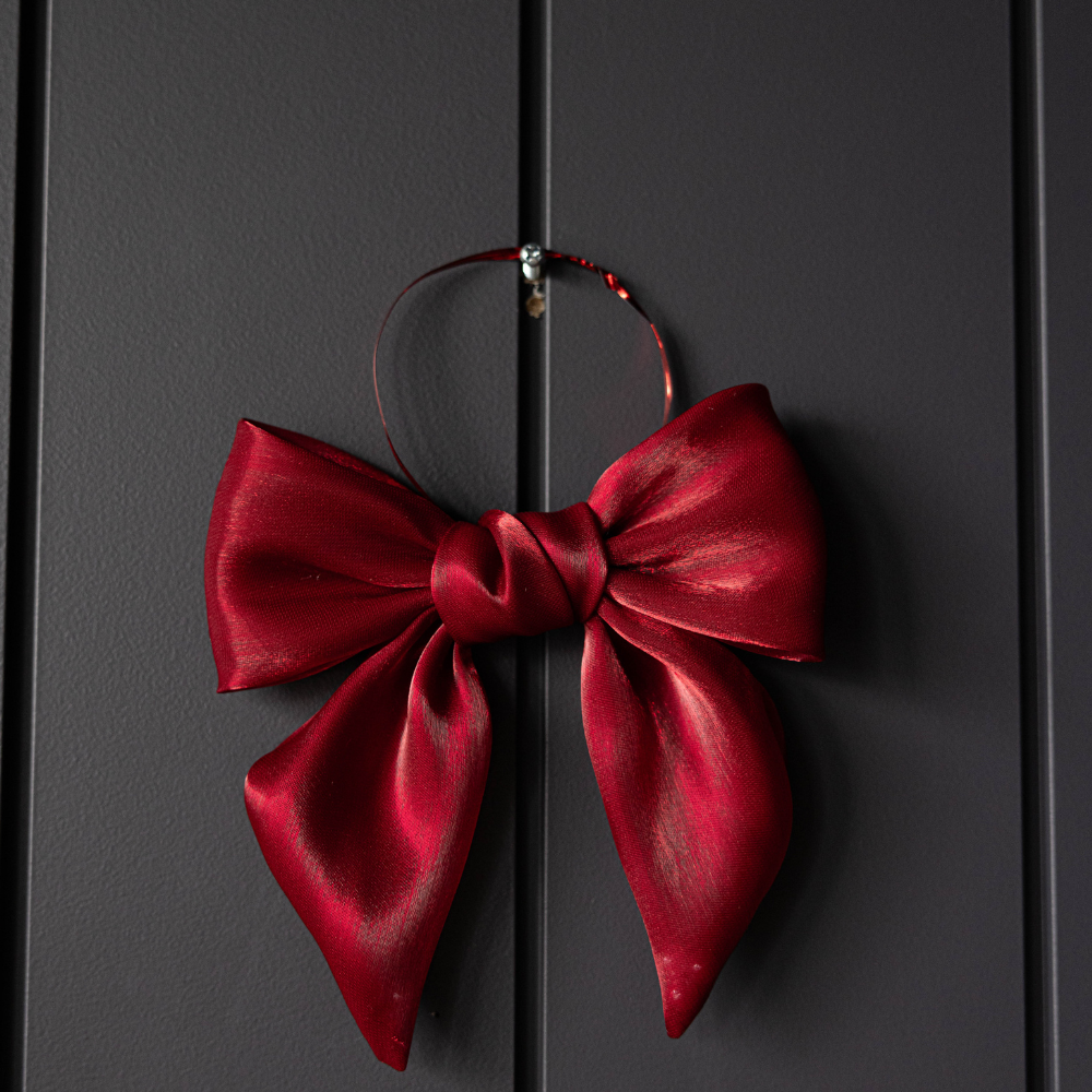 Gauze Red Bow