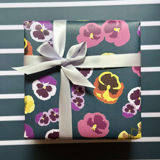 Pansy Wrapping Paper