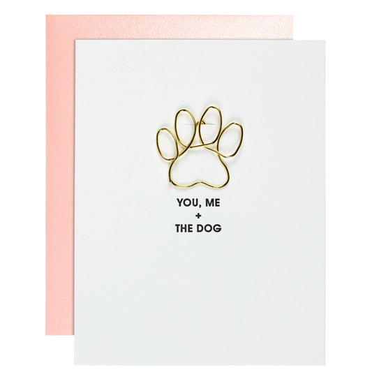 You Me + The Dog - Anniversary Paw Print