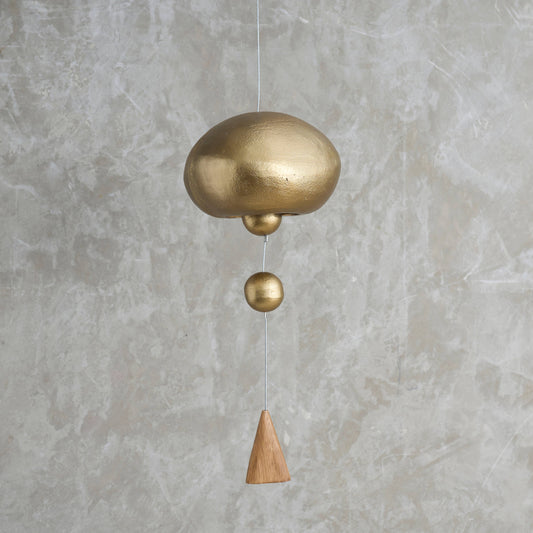 Hanging Brass Wind Chime - Domed