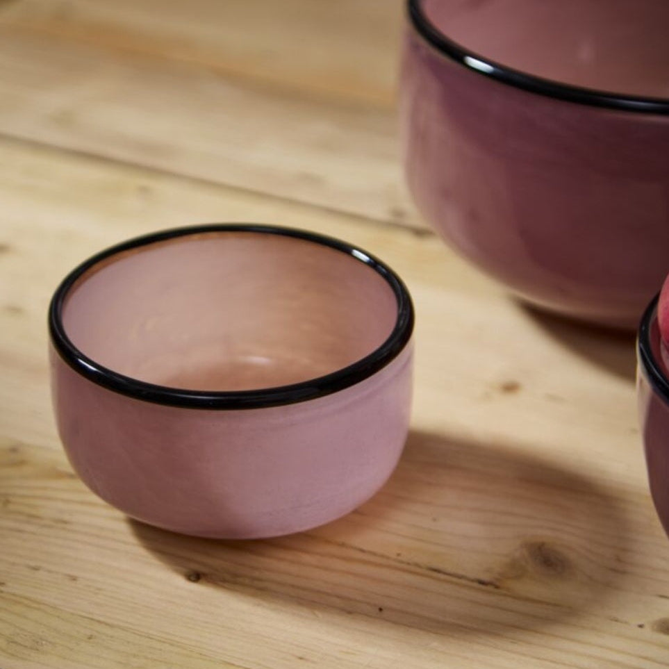 Luna Violet Bowl Set