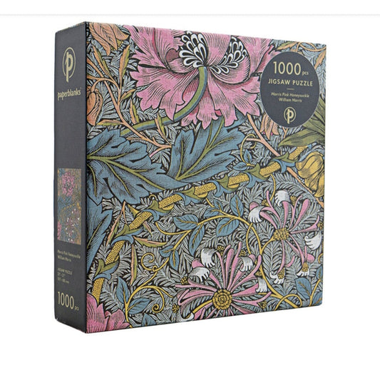 Morris Pink Honeysuckle, Jigsaw Puzzle