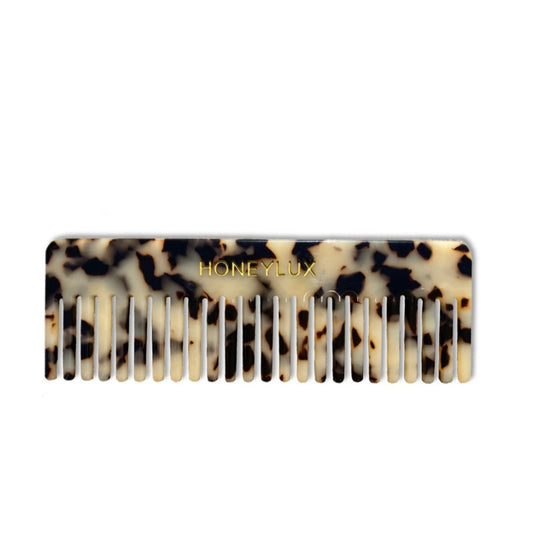 Acetate Detangling Comb - Tortoise Shell
