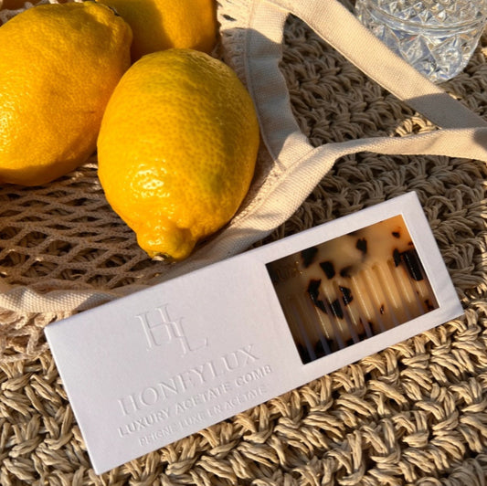 Acetate Detangling Comb - Tortoise Shell