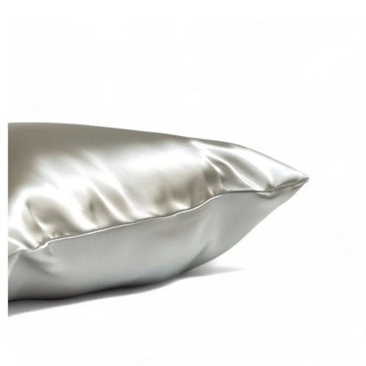 King Organic Silk Pillowcase - Light Grey