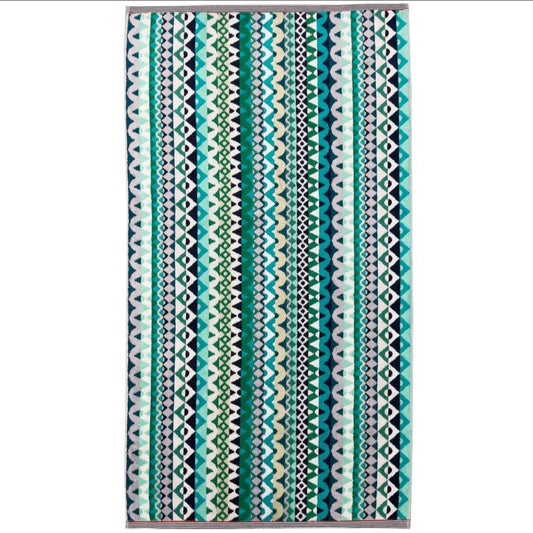 Turquoise and Blue Bathmat
