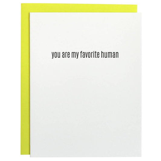 You are my favorite human