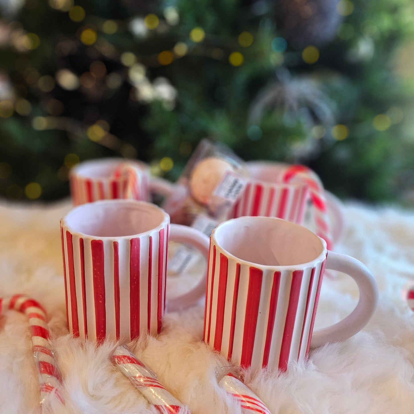 Pink and Red Mugs